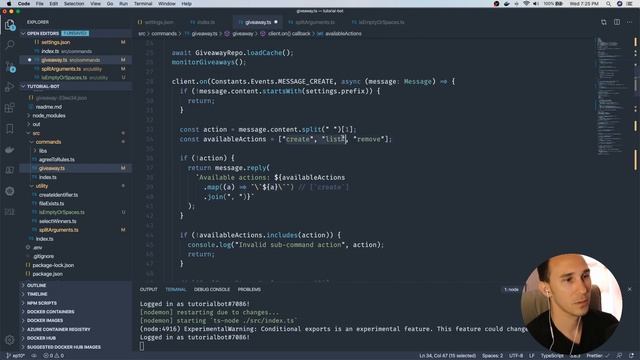 12. Discord Bot - Giveaway Command: Response Cleanup & User Help смотреть онлайн