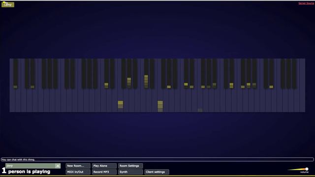 Bad Apple in Multiplayer Piano (v2) смотреть онлайн