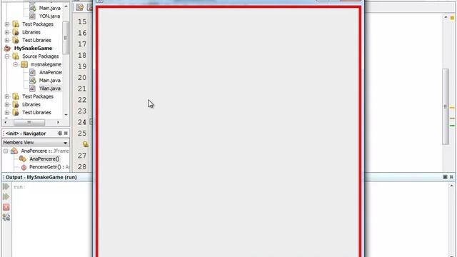 Java ile Yılan Oyunu bölüm 1 смотреть онлайн