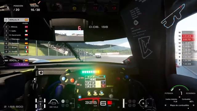 Gt Sport - 30 lap en FUJI SPEEDWAY - Audi R18 (2016) - Logitech G29 смотреть онлайн