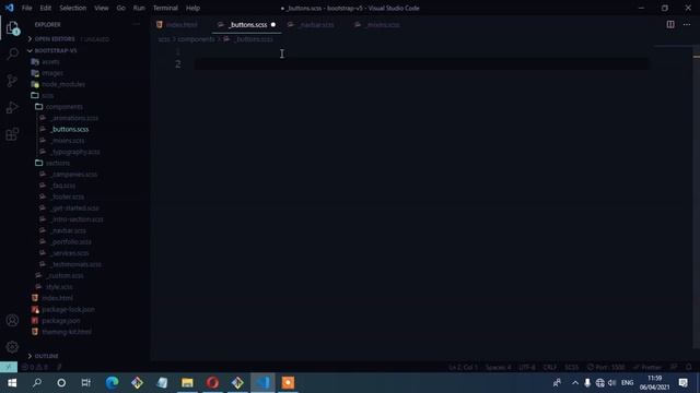 Bootstrap 5 & SASS (Build a Complete Portfolio Website ) - #5 смотреть онлайн