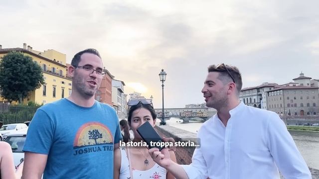 Gli stranieri apprezzano la CULTURA italiana? - Domande a Firenze (con sottotitoli) смотреть онлайн