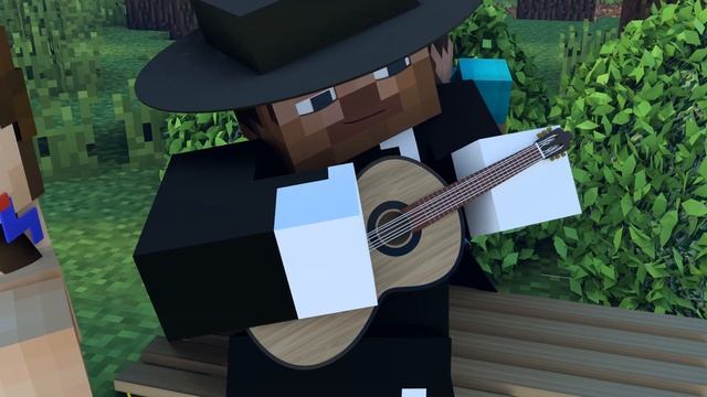 Стив мачо и печальная Алекс - Смешной майнкрафт мультик