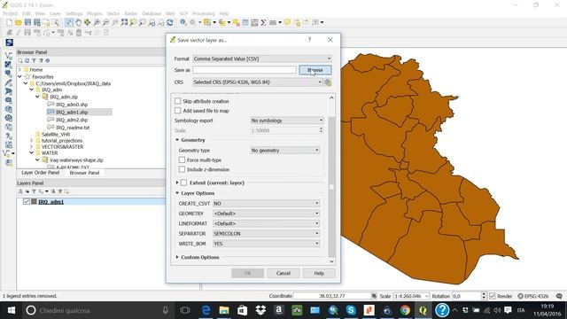 Export Attribute Table to Excel in Qgis смотреть онлайн