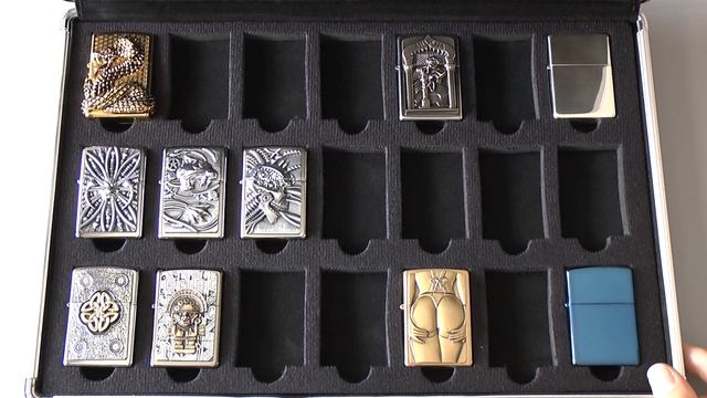 Кейс для хранения коллекции зажигалок Zippo. Обзор моей коллекции зажигалок. смотреть онлайн