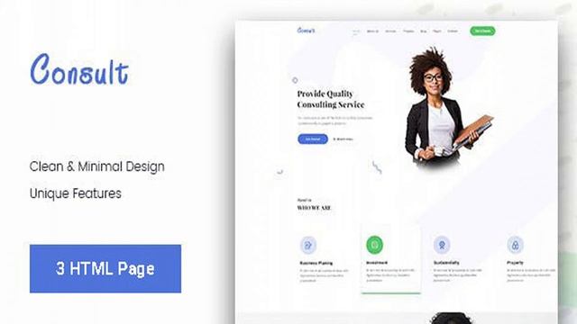 Consult || Business Consulting Bootstrap4 Template | Themeforest Website Templates and Themes смотреть онлайн