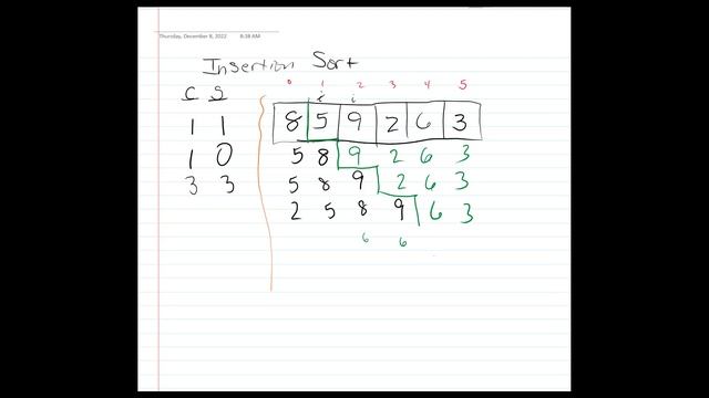 Insertion Sort - Comparisons смотреть онлайн