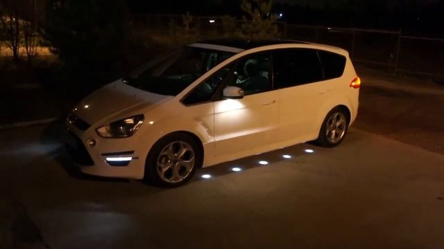 Точечная LED подсветка днища. Ford S Max смотреть онлайн