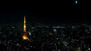 Ночной город   в 4К