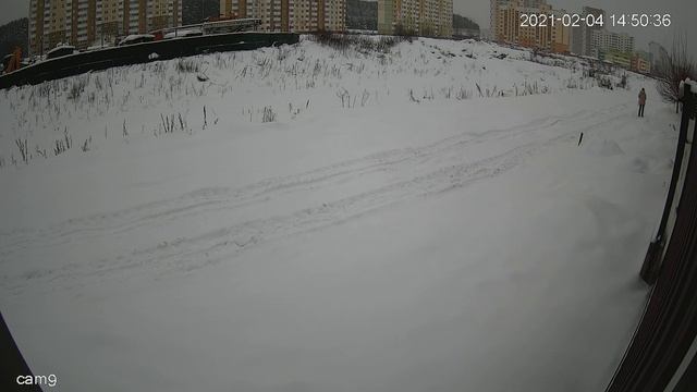 Timelapse. Дорога в снегопад смотреть онлайн