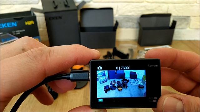 EKEN H9R распаковка и тестовые видео. смотреть онлайн