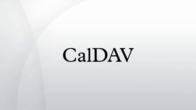 CalDAV