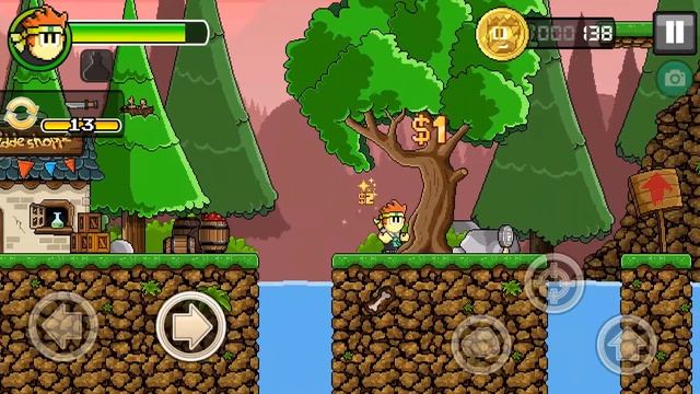 AWESOME ACTION PLATFORMER! - Dan The Man Gameplay #1 @60fps смотреть онлайн