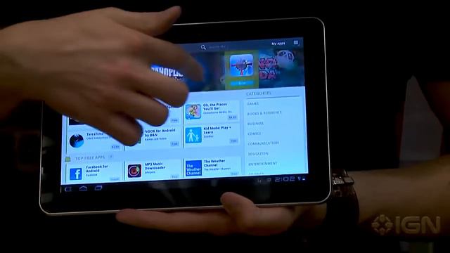 Samsung Galaxy Tablet 10 1 Hands On First Look смотреть онлайн