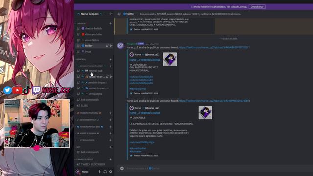 ÚNETE a mi DISCORD HISPANOHABLANTE de HONKAI STAR RAIL 😊🚂 смотреть онлайн