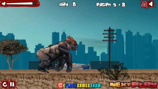Big Bad Ape Game Walkthrough (All Levels) смотреть онлайн