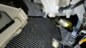 Toyota passo снятие, установка отопителя