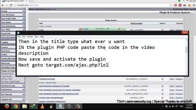 How to upload shell in vBulletin via AdminCP смотреть онлайн