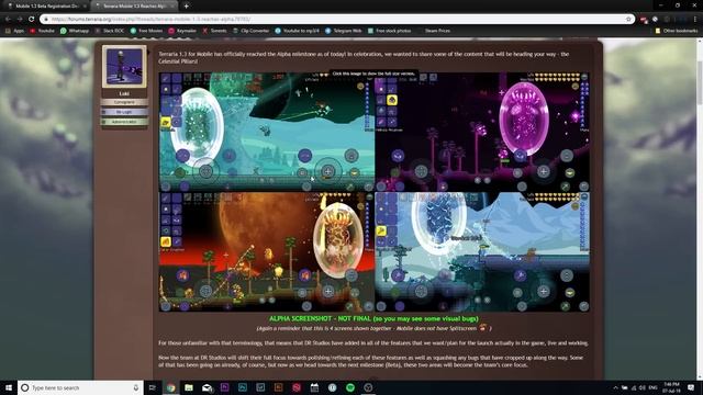 Terraria Mobile/iOS/Android NEW 1.3.0 BETA! (REGISTER NOW!) смотреть онлайн