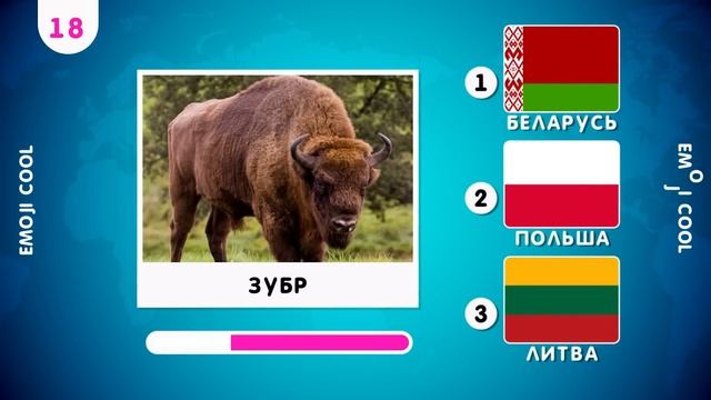 УГАДАЙ СТРАНУ ПО НАЦИОНАЛЬНОМУ ЖИВОТНОМУ смотреть онлайн