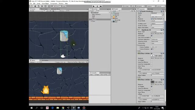 How To Make Falling Obstacles Trigger Zone In Unity Game? Simple 2D Tutorial. смотреть онлайн