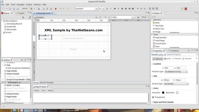 Jaspersoft Studio : How to use XML as Datasource in Report смотреть онлайн