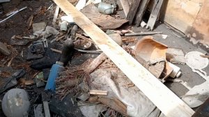 Реставрация старого гаража с прогнившей крышей