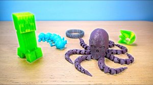 Майнкрафт Крипер, Векна, Мопс гусеница на Kingroon K5PL - 5 классных моделей на 3д Принтере