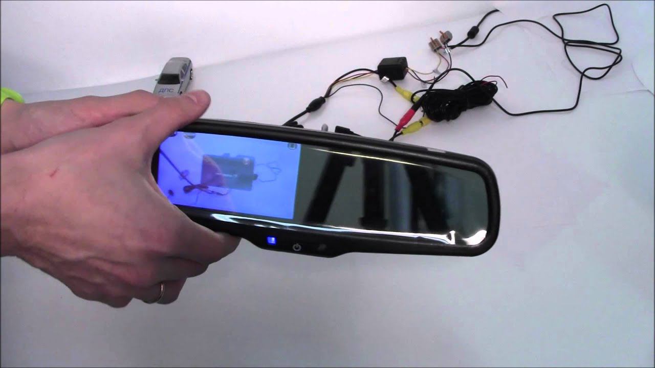 Распаковка электрохромного зеркала заднего вида с видеорегистратором AVS0433DVR (AUTO DIMMING) смотреть онлайн