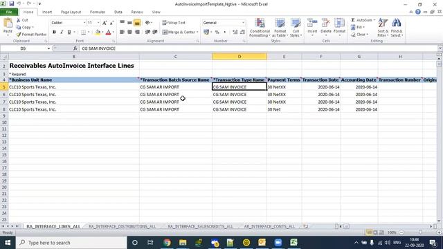 Oracle Fusion - AR Auto Invoice Import Techno Functional Tutorial - Part 1 смотреть онлайн