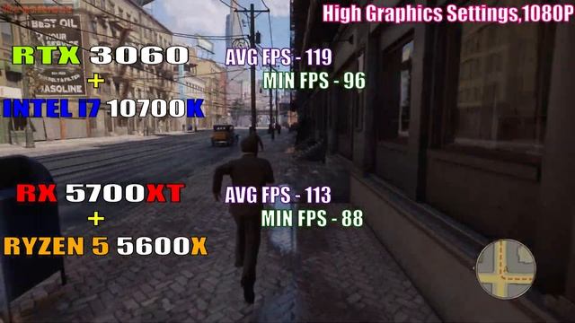 RTX 3060 + INTEL i7 10700K vs RX 5700XT + RYZEN 5 5600X || NEW DRIVER || PC GAMES TEST || смотреть онлайн