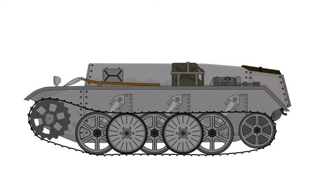 Как нарисовать танк Pz Kpfw I Ausf C Мультики про танки смотреть онлайн