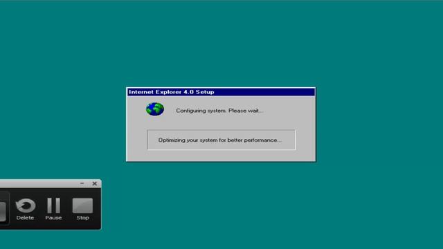 Installing Internet Explorer 4 on Windows 95 смотреть онлайн