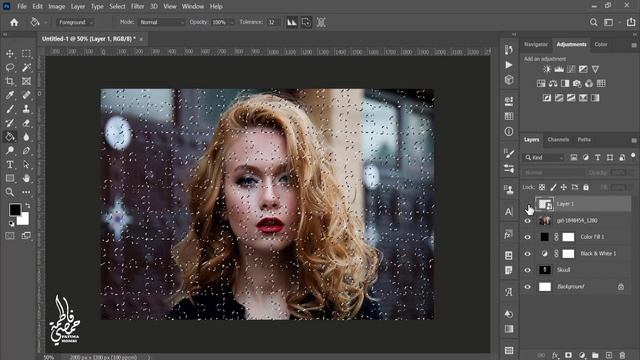 Photoshop Tutorial: How to Make a PUZZLE from a photo. смотреть онлайн