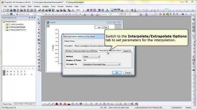 Mathematics: Origin: Interpolation смотреть онлайн