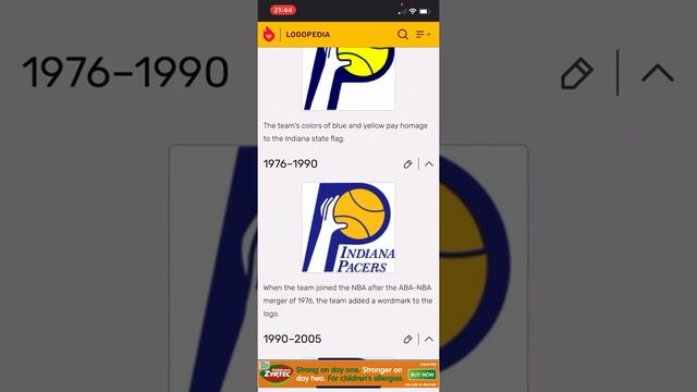 Logo History #91 Magnavox/Indiana Pacers/Wii U