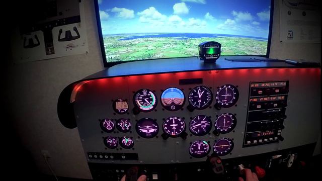 Выполнение полёта по кругу на самолёте Cessna 172 (Часть 2 - практика) смотреть онлайн