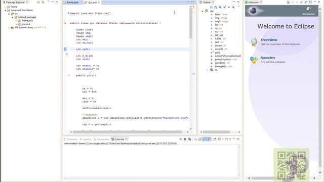 Ein Spiel in Java programmieren - Unser Spielcharakter [06] (HD+) смотреть онлайн