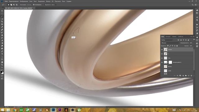 Ретушь кольца с комментариями. Ювелирная ретушь. Jewelry retouching смотреть онлайн