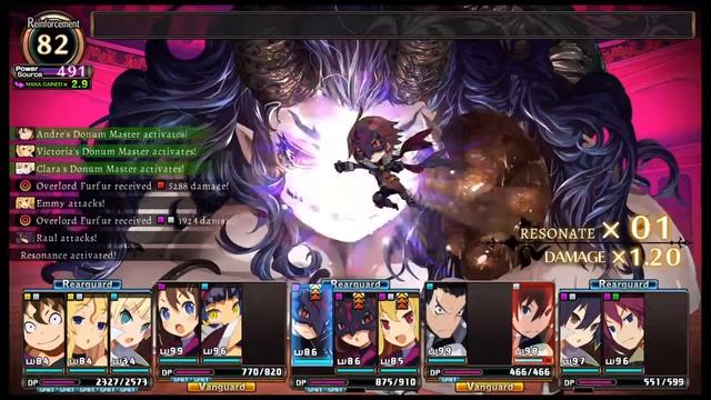 Labyrinth of Refrain: Coven of Dusk - Overlord Furfur boss battle (Gentle World Difficulty) смотреть онлайн