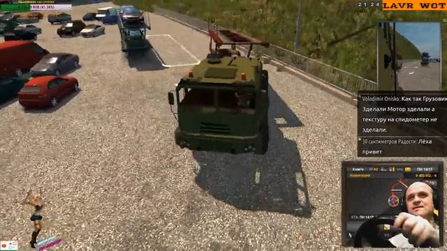 "Euro Truck Simulator 2" (Суровая Россия-Байкал! МЗКТ-742910!)(1080p) смотреть онлайн