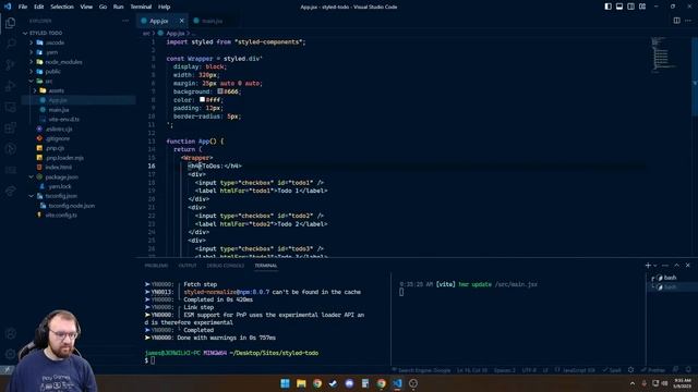 Learning Styled Components смотреть онлайн