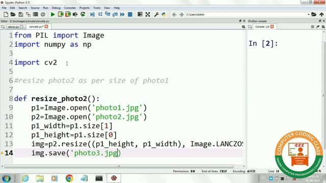 How to Combine Images in Python | How to Merge two Images in Python | @computercodingclass смотреть онлайн