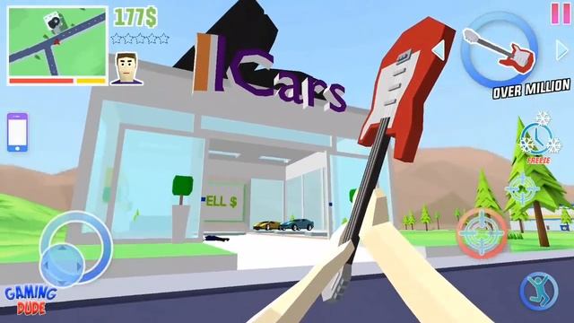 Dude Theft Wars: Open World Sandbox Simulator BETA - Selling POLICE CAR | Android Gameplay HD смотреть онлайн