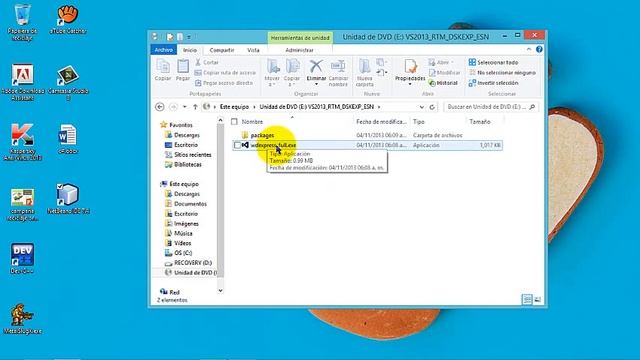 Instalación de visual studio 2013 express para windows 8.1 (64 bits) смотреть онлайн