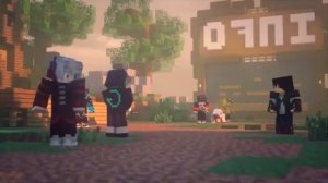 Minecraft клип _ещё один день от дамбо music