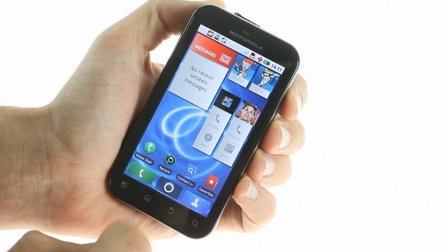 Motorola DEFY unboxing and UI demo video смотреть онлайн