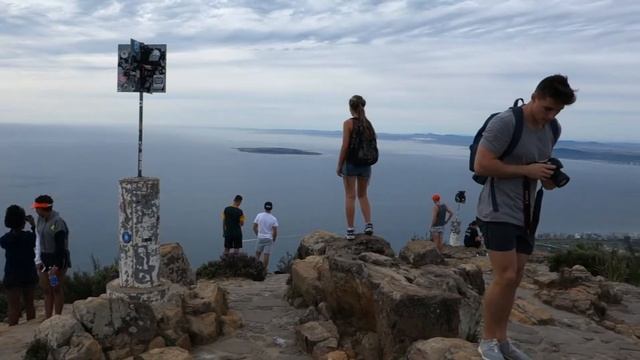 Vue panoramique du haut de Lion's head, Cape Town смотреть онлайн