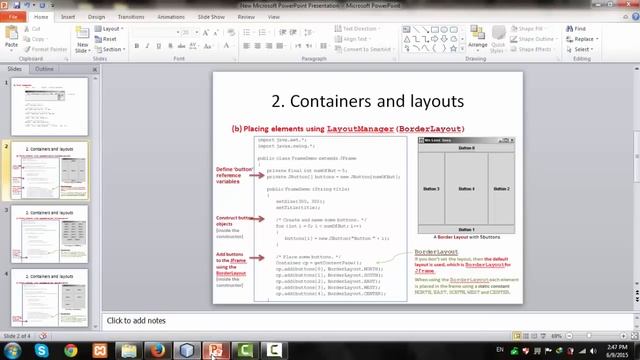 java GUI 05 | BorderLayout - دورة جافا - الواجهات الرسومية смотреть онлайн
