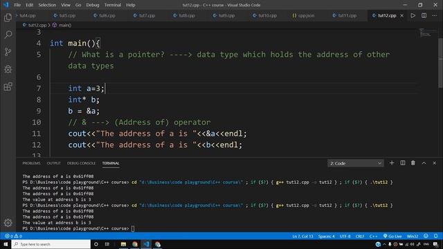 Pointers in C++ | C++ Tutorials for Beginners #12 смотреть онлайн